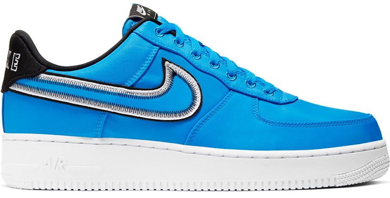 air force 1 reverse stitch blue