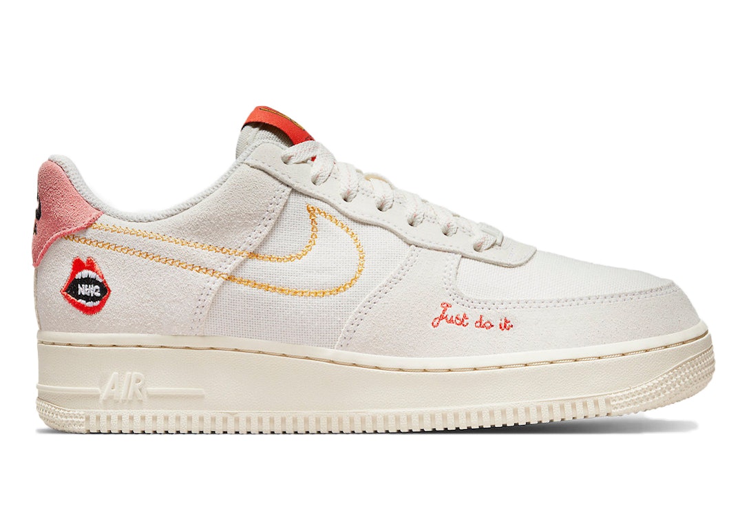 Pre-owned Nike Air Force 1 Low Rock N Roll (women's) In White/sail/bleached Coral