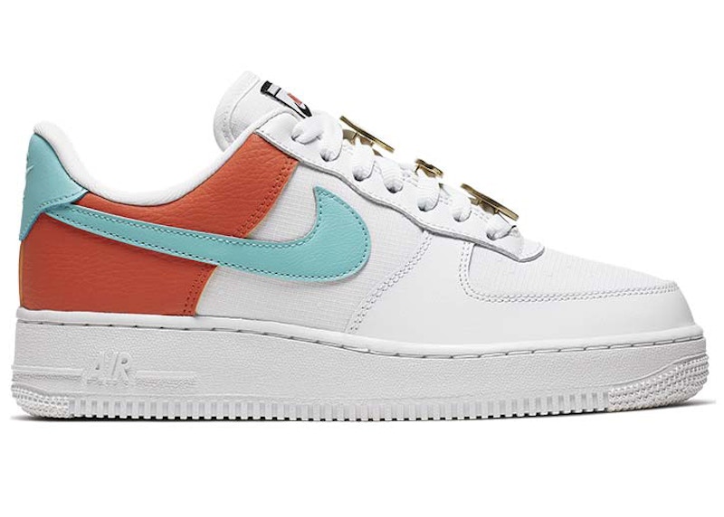 Air force 1 white shop light aqua cosmic clay