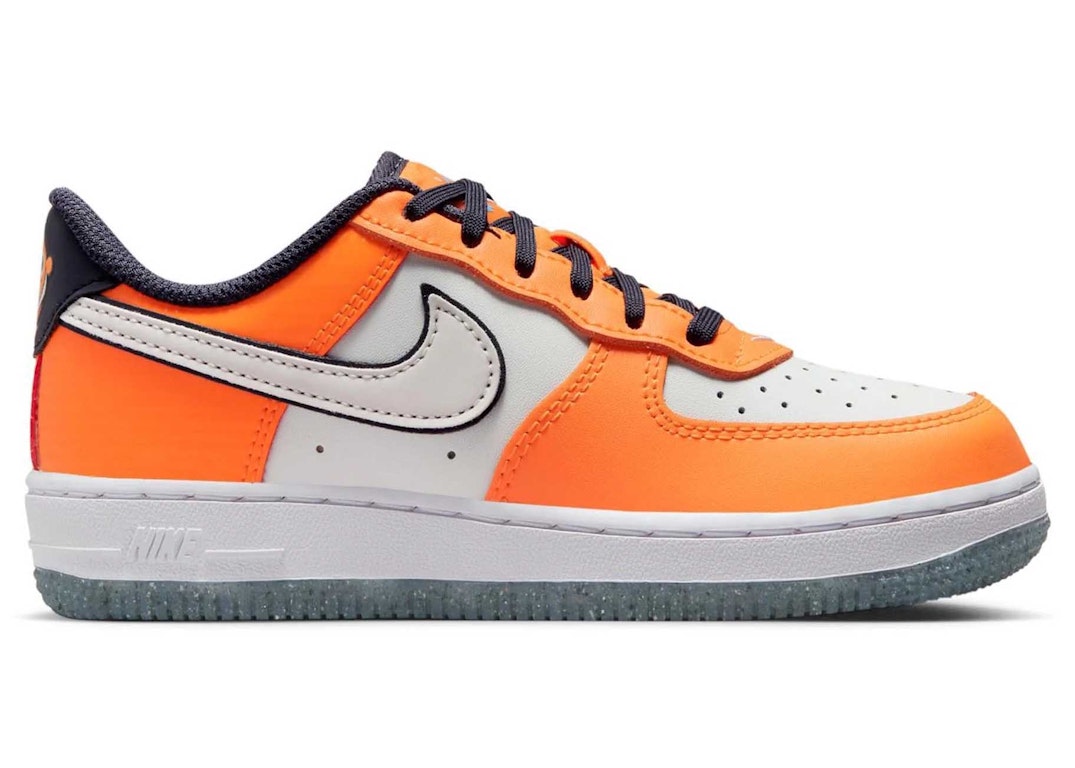 Pre-owned Nike Air Force 1 Low Se Clownfish (ps) In Vivid Orange/gridiron/university Blue