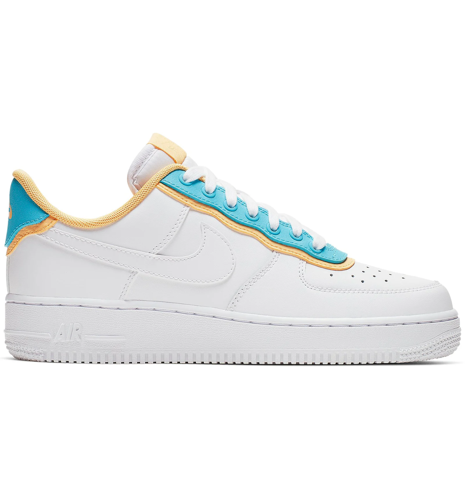 Blue and gold sales nike air forces