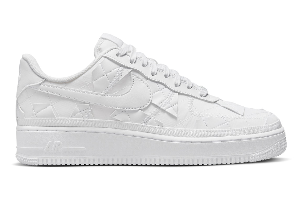 Pre-owned Nike Air Force 1 Low Sp Billie Eilish Triple White In White/white-white