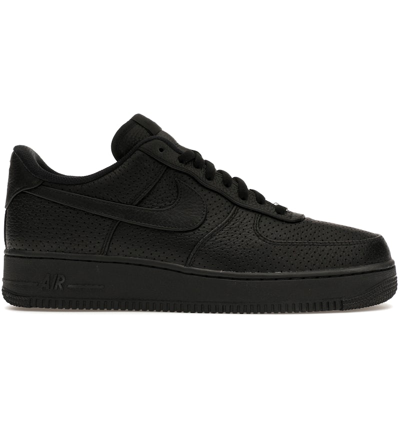 Nike Air Force Low SP Triple Black Perforated Men's HF8189-001