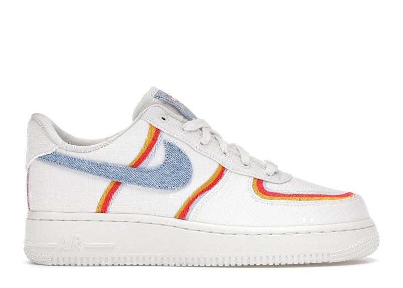 Nike Air Force 1 Low Sail Denim Swoosh 