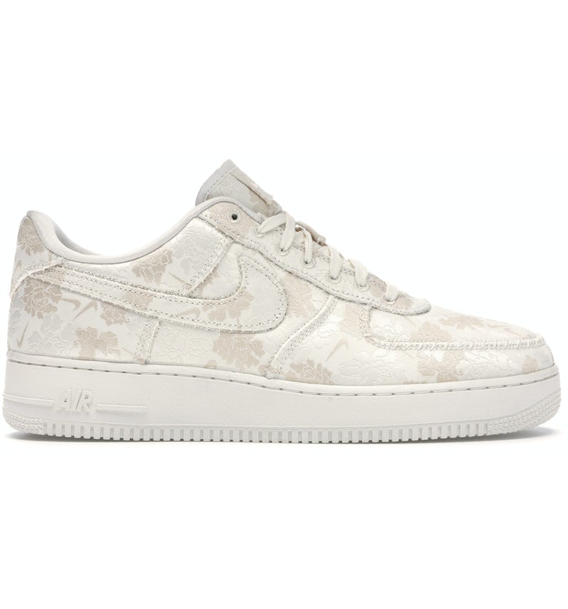 Nike Air Force 1 Low Satin Floral Ivoire Pale Homme Style AT4144 100 FR