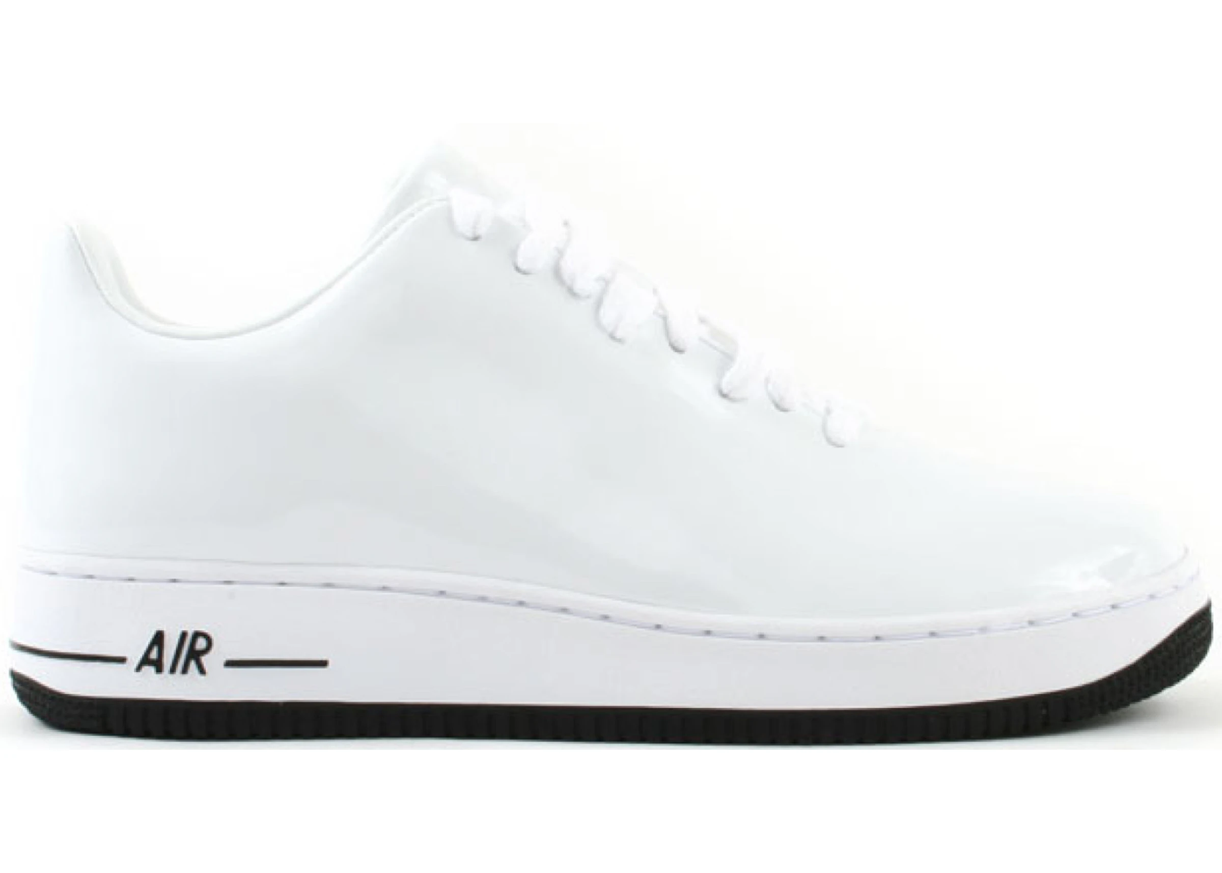 Nike Air Force Low Seamless Patent White Black - 313644-101 -