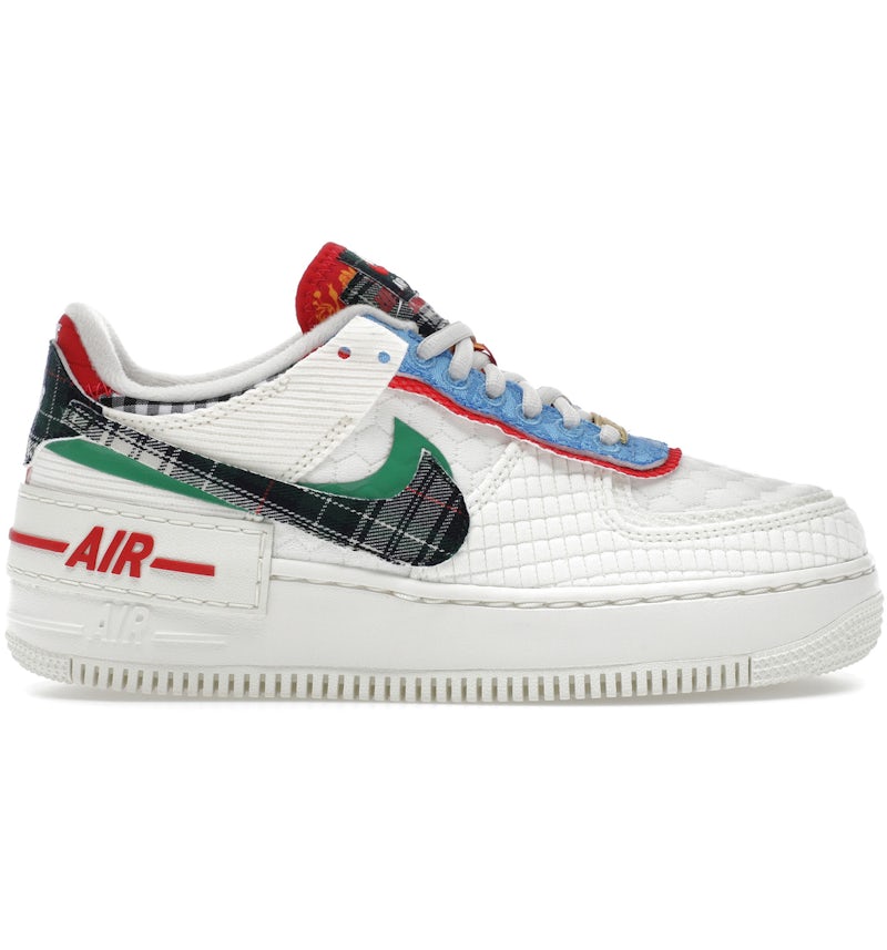 Nike Air Force Low Shadow Sail Classic Green University Blue