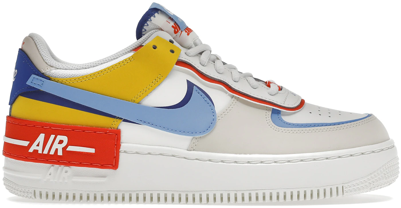 Nike Air Force 1 Shadow “First Use” White/Green-Blue-Orange For Sale –  Sneaker Hello