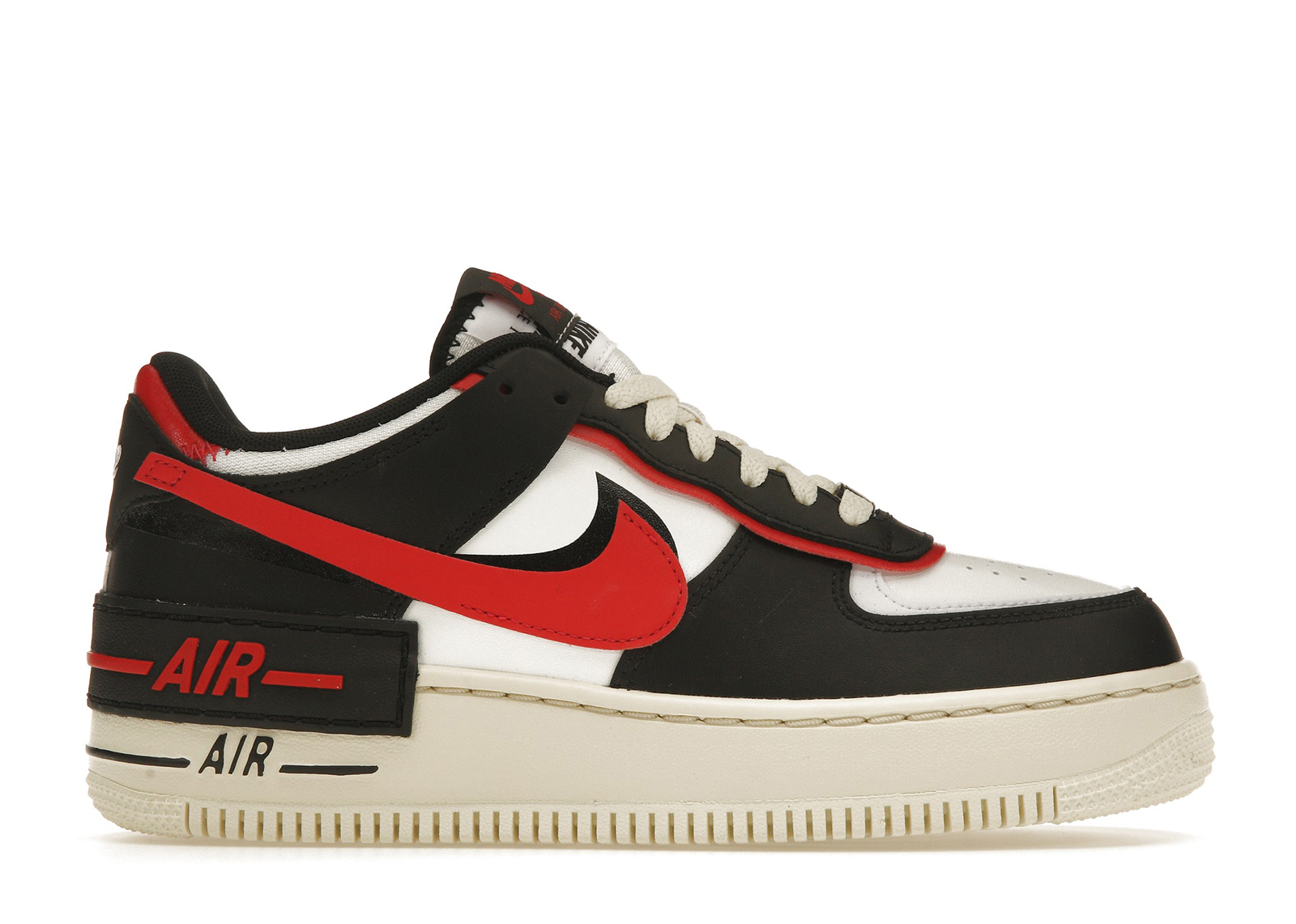 Nike Air Force 1 Low Shadow Summit White University Red Black 