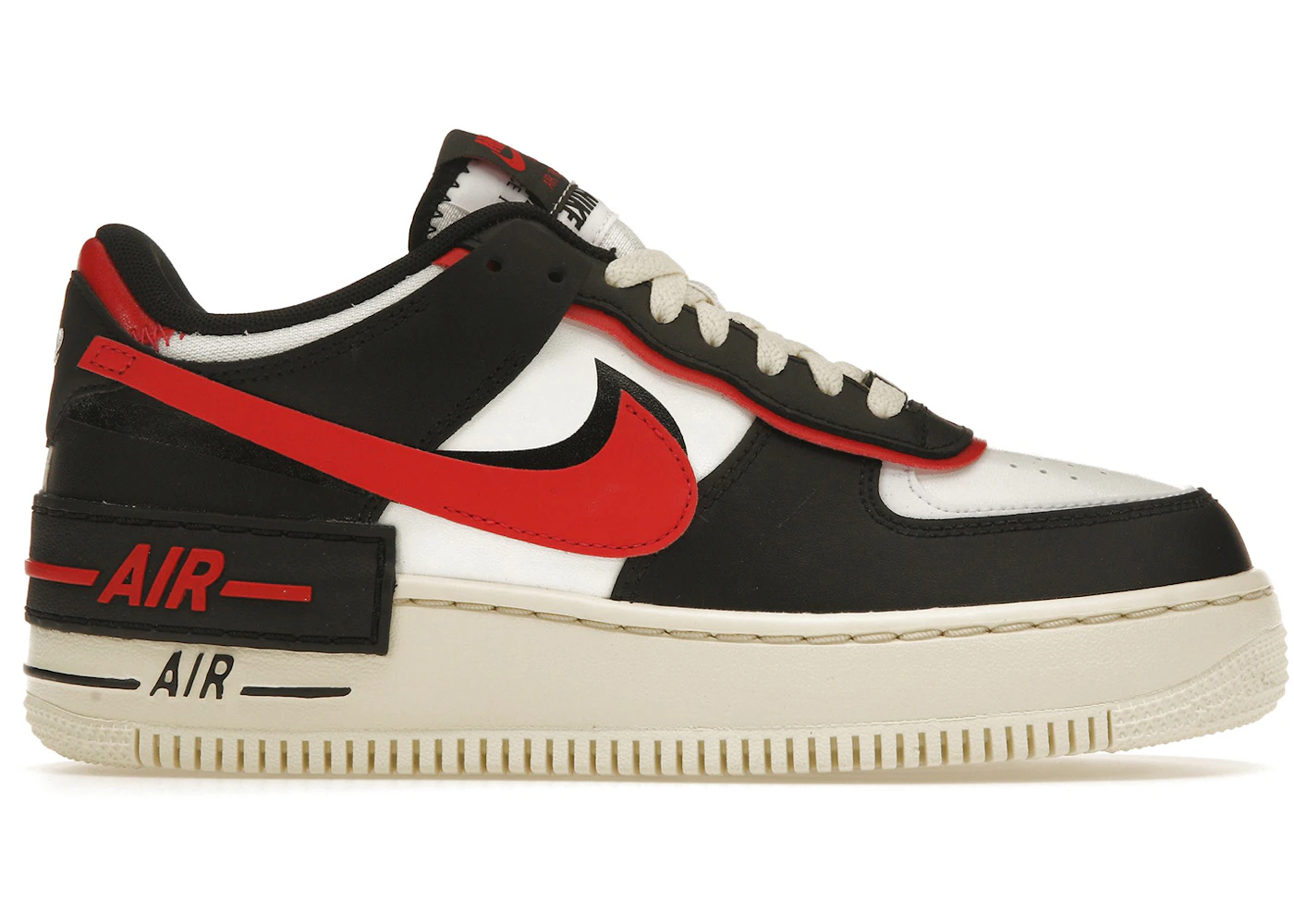 Nike Air Force 1 Low Shadow Summit White University Red Black (Women's) - DR7883-102 - US