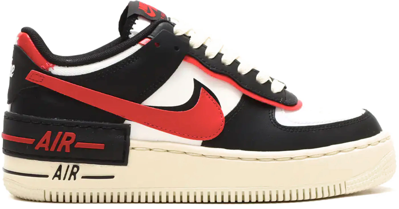 Nike Air Force 1 Low Shadow Summit White University Red Black (Women'S) -  Dr7883-102 - Us