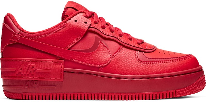 nike air force 1 red shadow