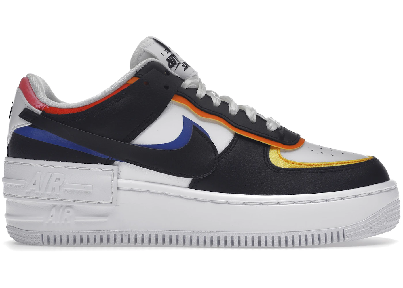 Nike Air Force 1 Low Shadow Black Multi-Color (Women's) - DC4462-100 - US