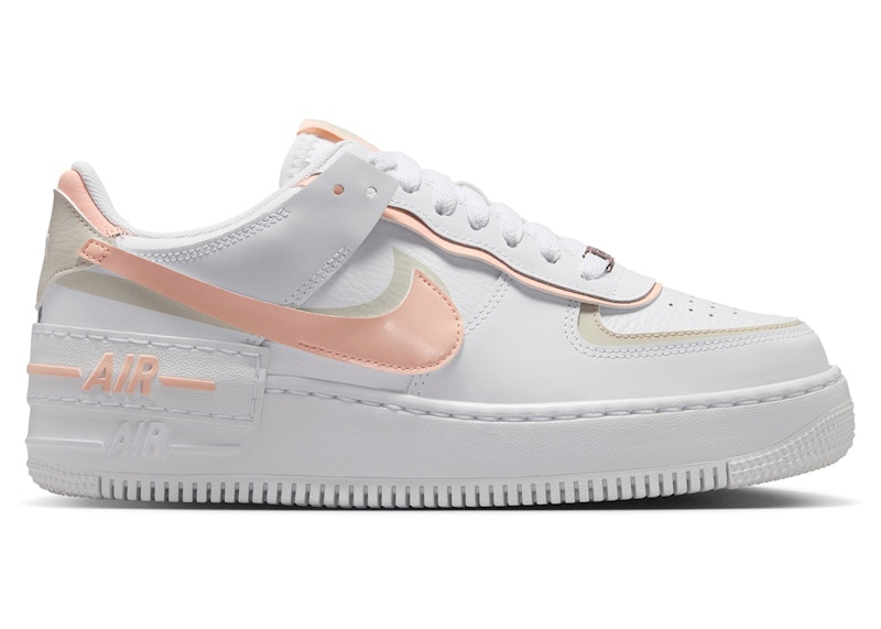 Nike Air Force 1 Low Shadow White Light Orewood Brown Washed Coral