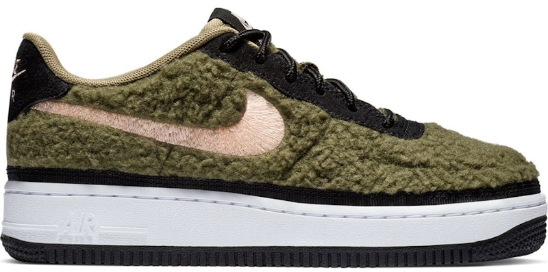 Nike Air Force 1 Low Shearling Zwart