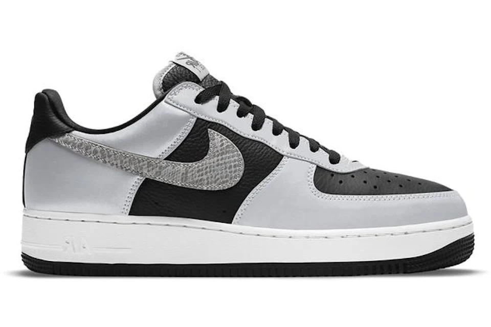 Nike air force top 1 low silver