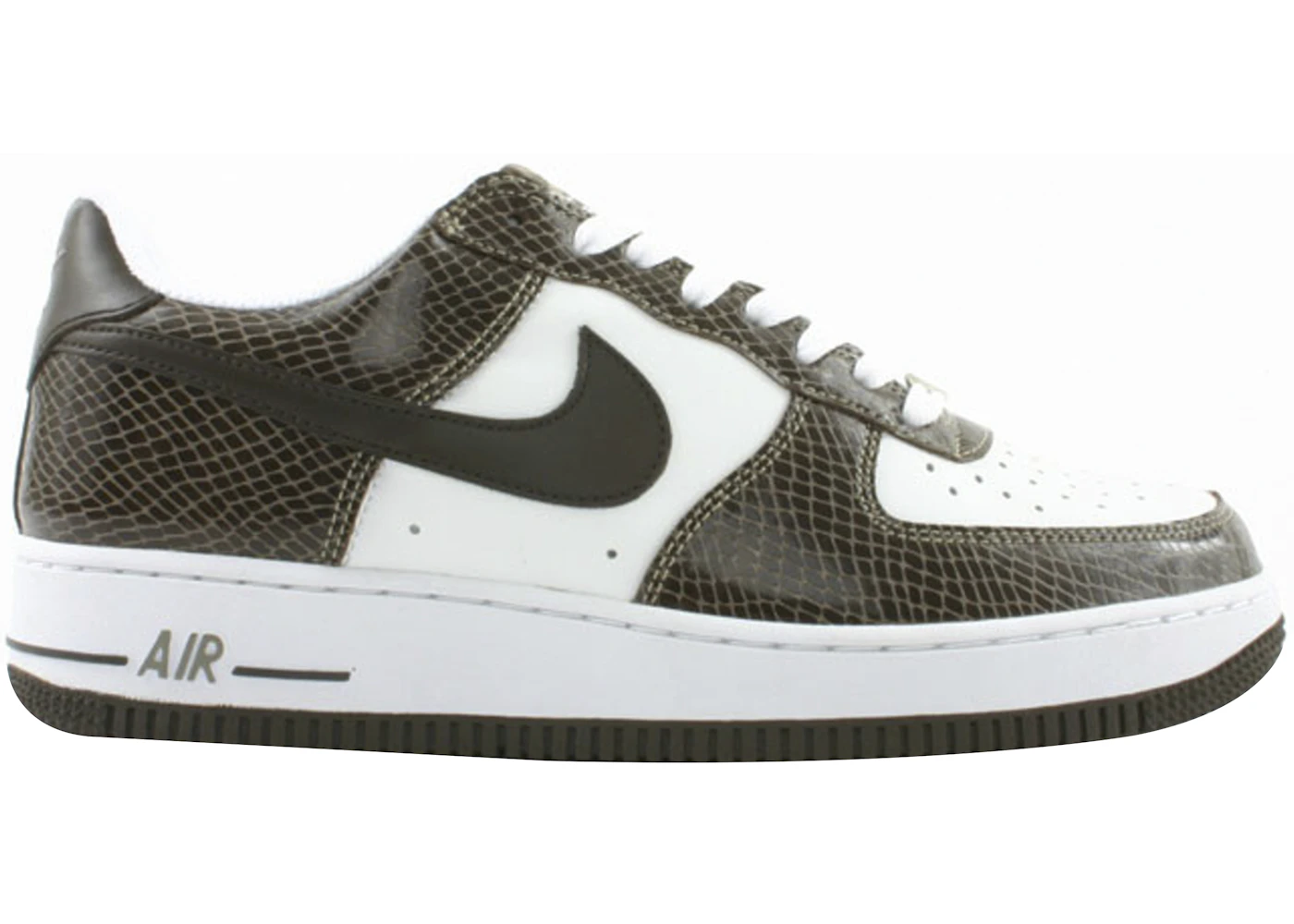 Nike Air Force Low Snakeskin Baroque Brown Men's 309096-121 US