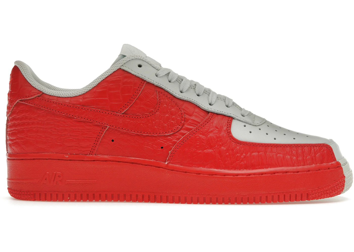 Nike Air Force 1 Low Split Grey Red Men's - 905345-005 - US