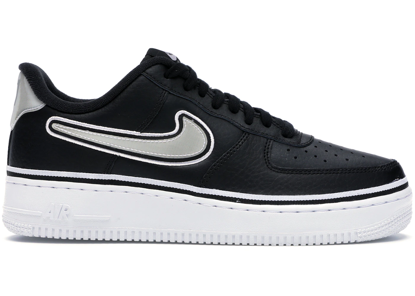 Nike Air Force 1 Low Sport NBA Black White Men's - AJ7748-001 - US