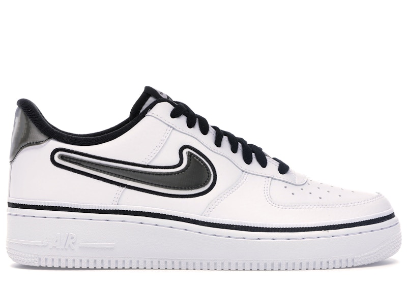 nike air force 1 low in white and black