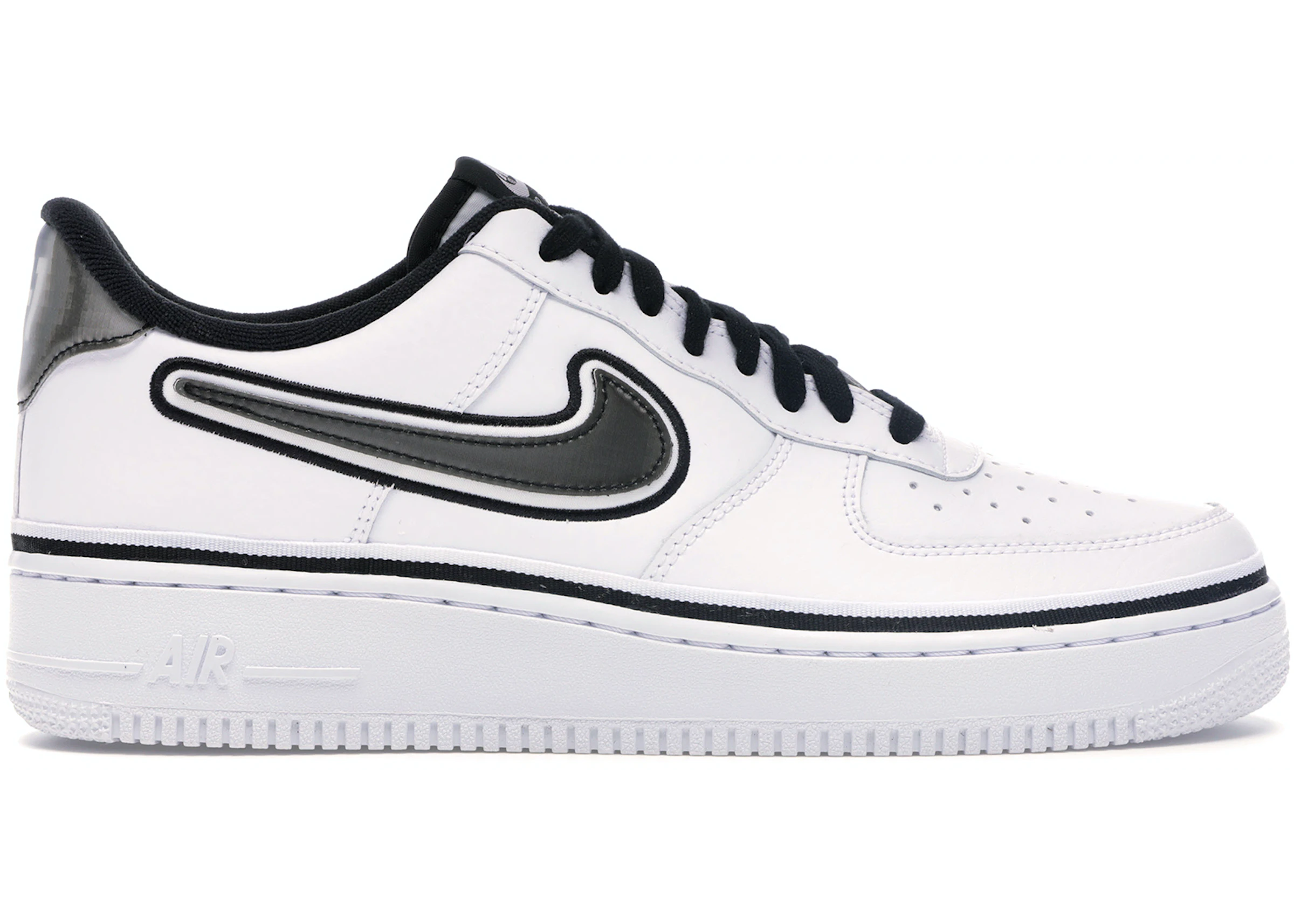 Honest There wrench Nike Air Force 1 Low Sport NBA White Black - AJ7748-100 - US