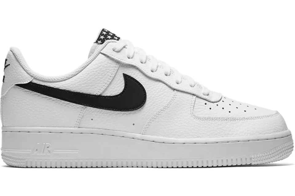 Men's air force 1 low 07 stars white/black outlet