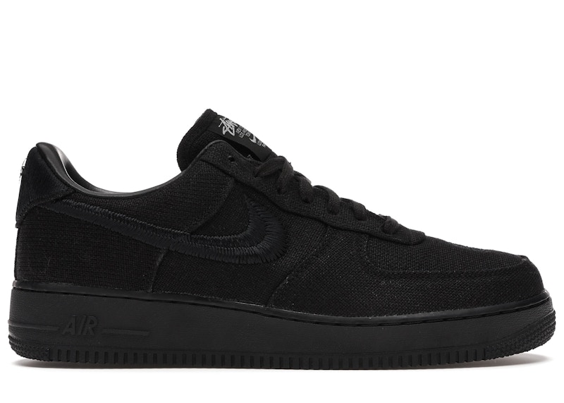 nike air force 1 low black suede white