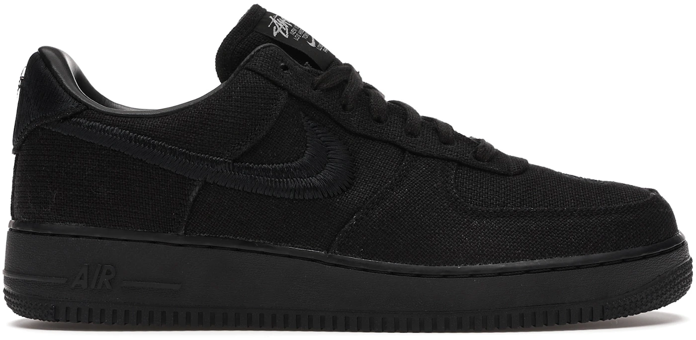 Nike Air Force 1 Low Stussy Black Shoes