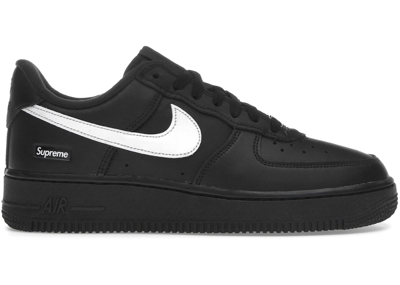 image of Nike Air Force 1 Low Supreme Black White
