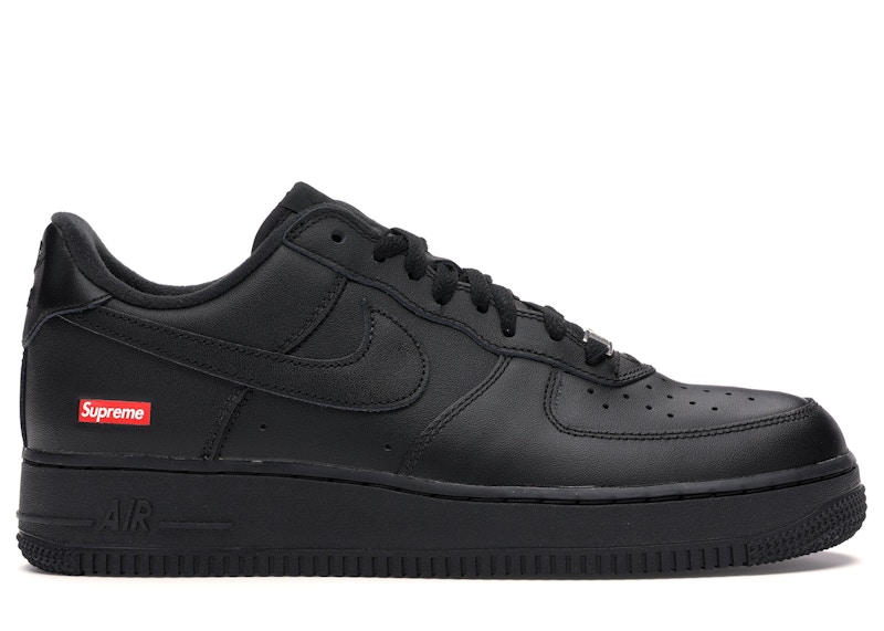 Nike Air Force 1 Low Supreme Black Men's - CU9225-001 - US