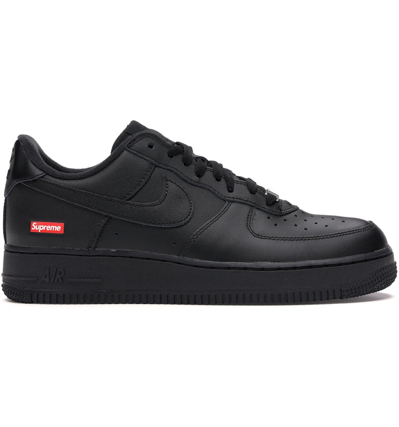 Nike Air Force Low Supreme Black Men's CU9225-001 US
