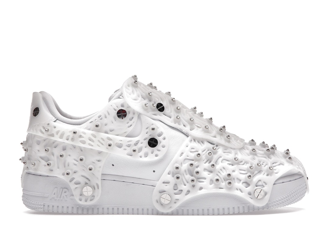 Pre-owned Nike Air Force 1 Low Swarovski Retroreflective Crystals White (women's) In White/white/white