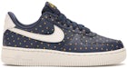 Nike Air Force 1 Low Thunder Azul Amarillo Ocre (de mujer)