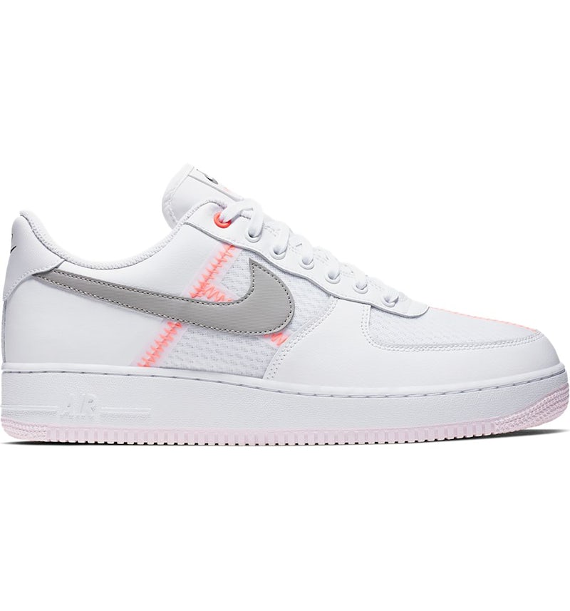 Nike Air Force Low Transparent White Grey Men's CI0060-101 US