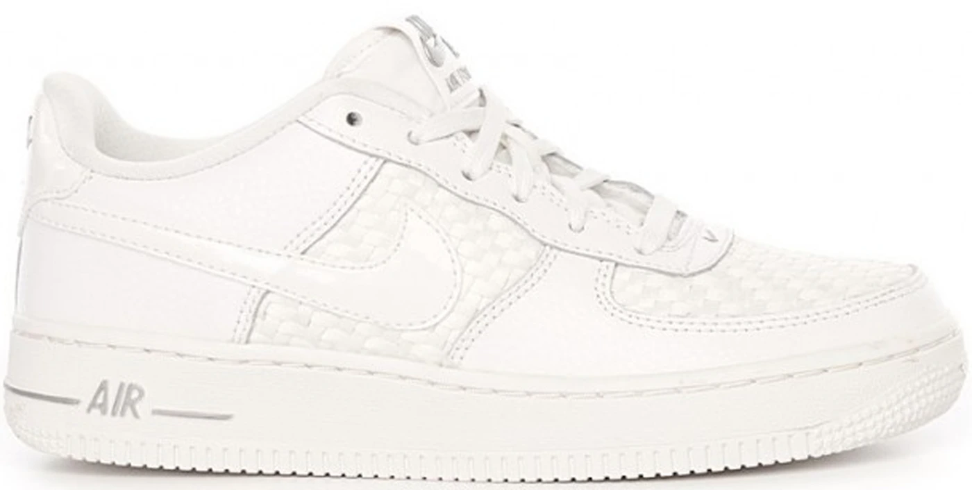Patriottisch Kaal Ringlet Nike Air Force 1 Low Triple White Leather Woven (GS) キッズ - 820438-105 - JP