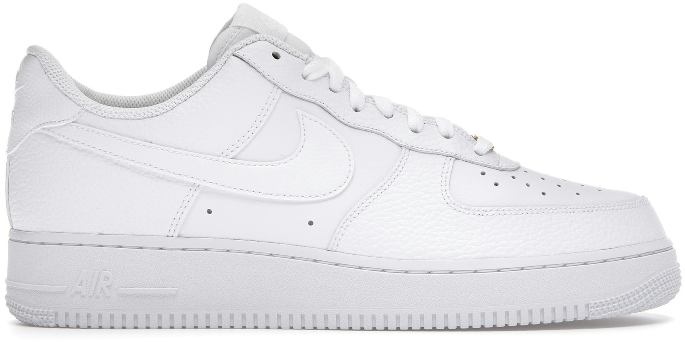 Nike Air Force 1 Low Triple White Tumbled Leather Men's - CZ0326-101