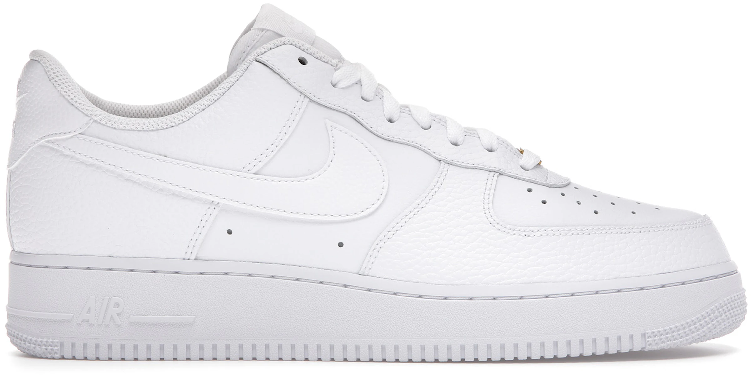 Nike Air Force 1 Low Triple White Tumbled Leather - CZ0326-101 - IT
