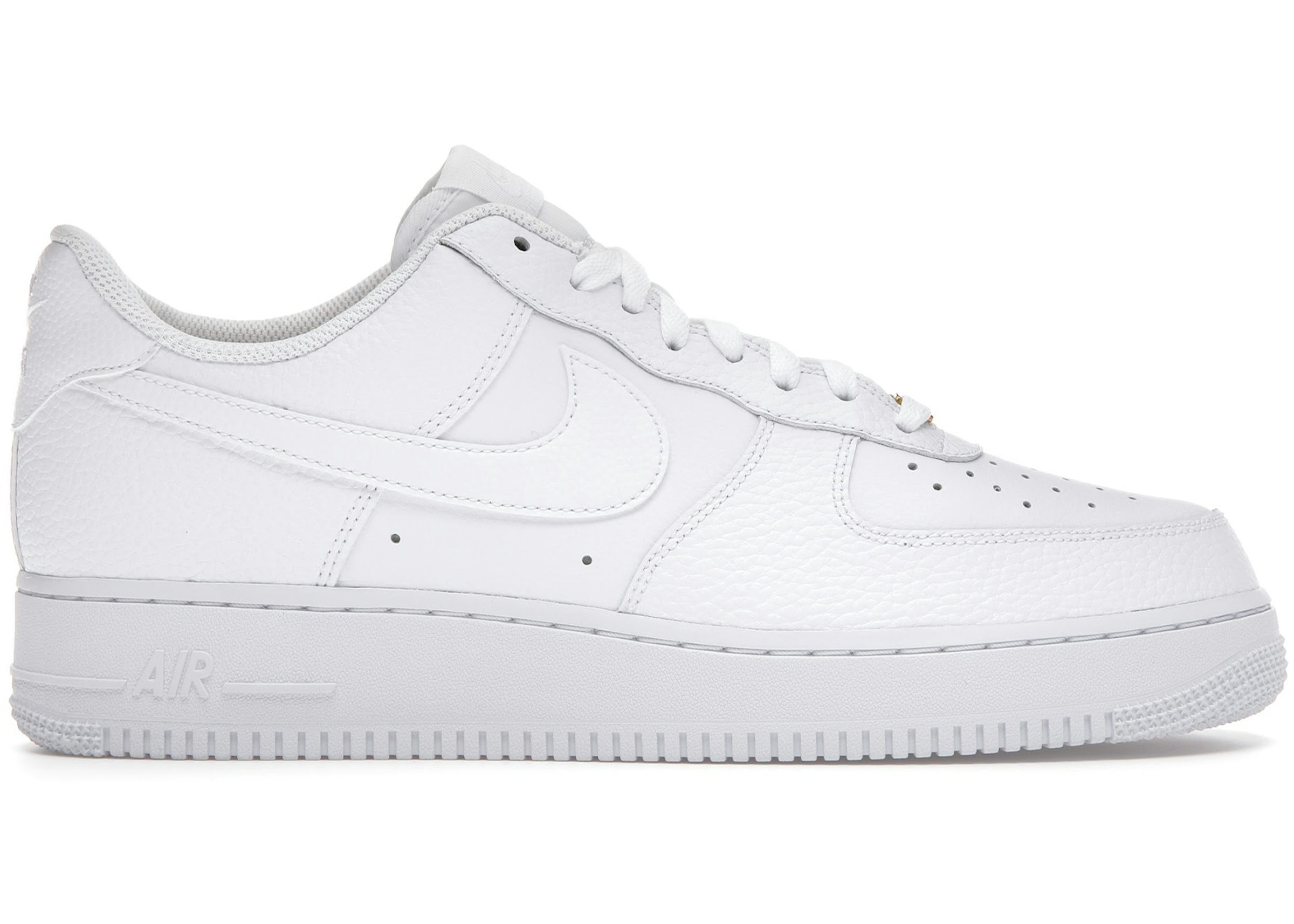 Air Force 1 Low Triple White Tumbled Leather Men's - CZ0326-101 US