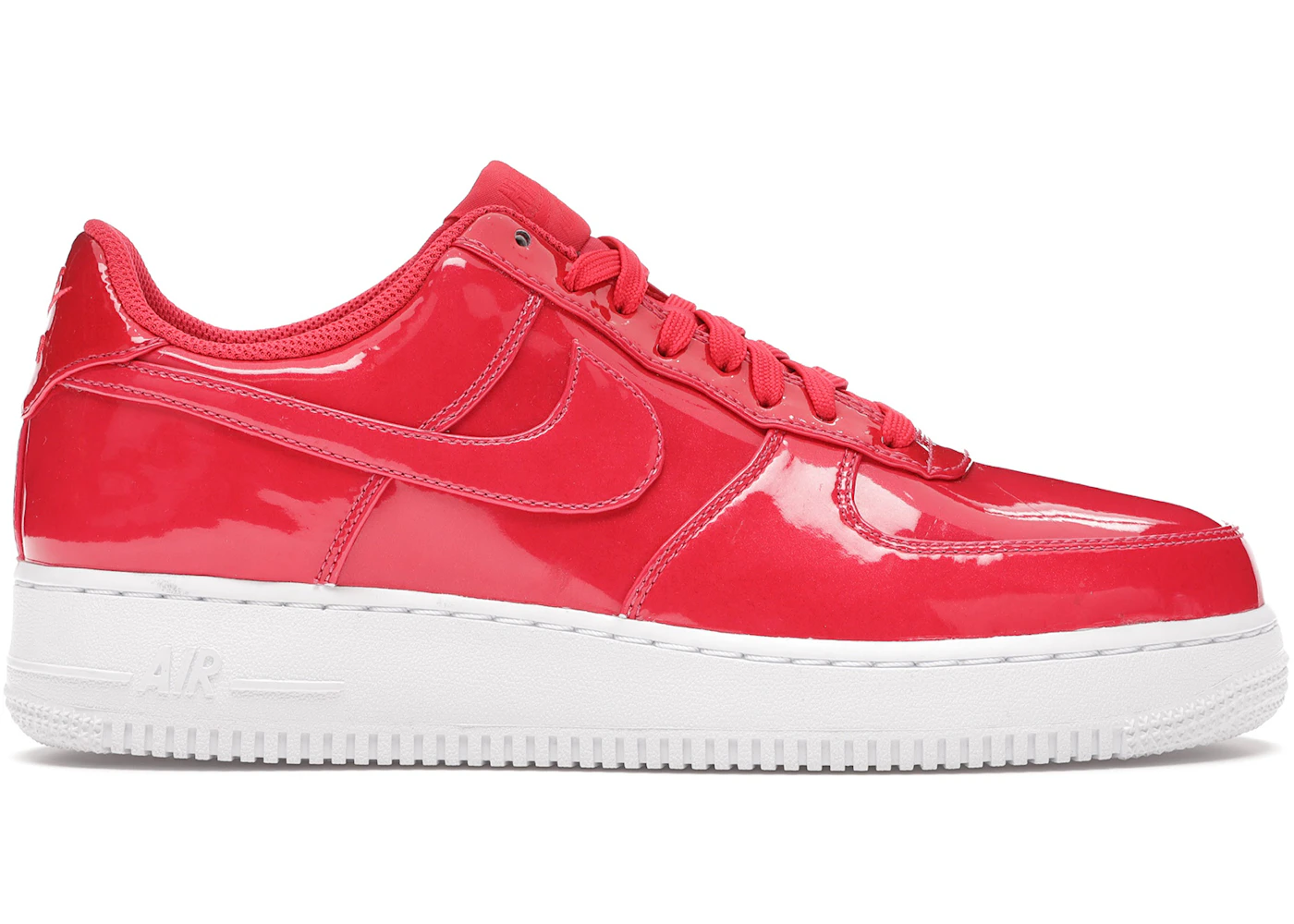 Nike air force red leather Clearance