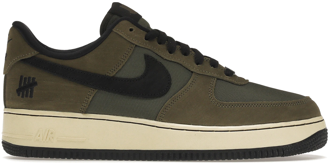DH3064-300 Nike Air Force 1 Low SP Undefeated Ballistic Dunk vs. AF1 Khaki  Green