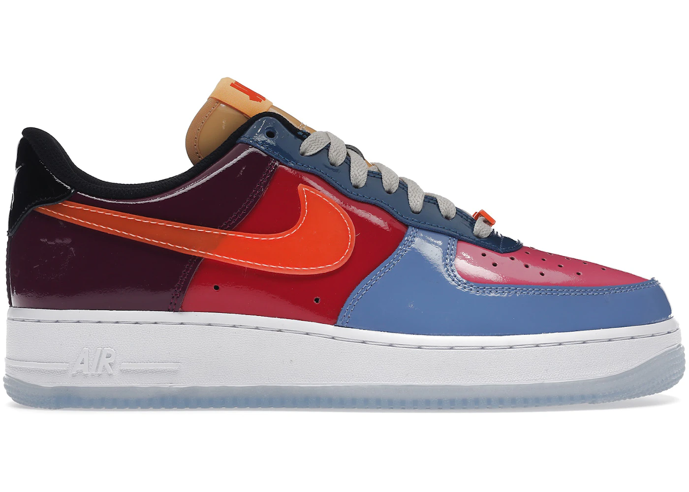 Nike Air Force Low SP Undefeated Multi-Patent Total Orange Men's