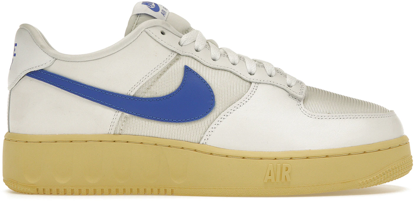  Nike Air Force 1 Low Utility Mens Trainers DM2385 Sneakers  Shoes (UK 5.5 US 6 EU 38.5, White Racer Blue sail 100)