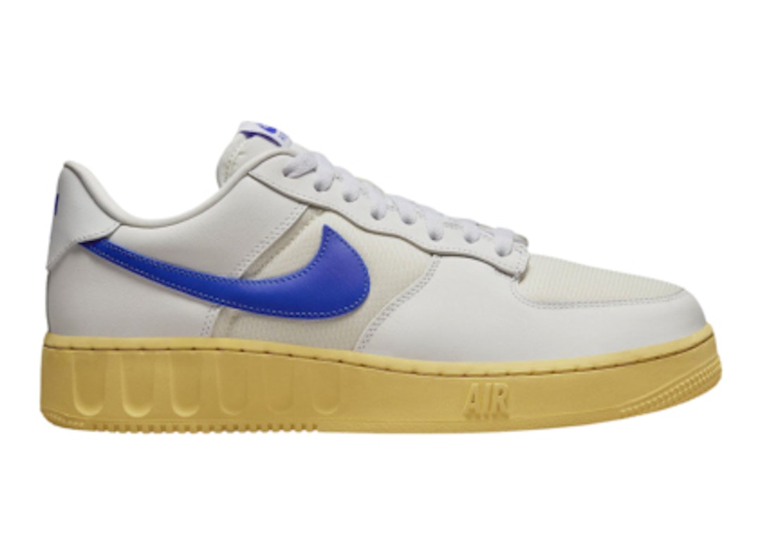 Pre-owned Nike Air Force 1 Low Unity White Racer Blue In White/racer Blue/sail