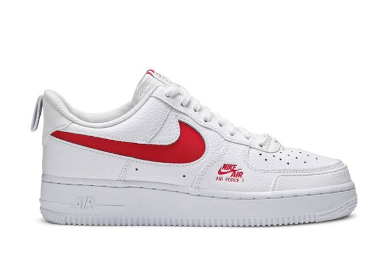 Nike Air Force 1 Low Utility 07 LV8 White Red Men's - CW7579-101 - US