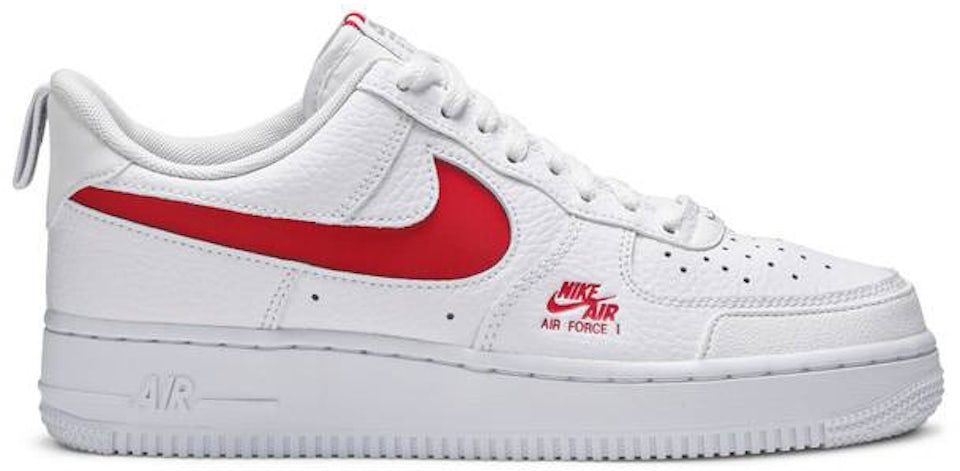 Nike Air Force 1 Low Utility 07 LV8 White Red Men's - CW7579-101 - US