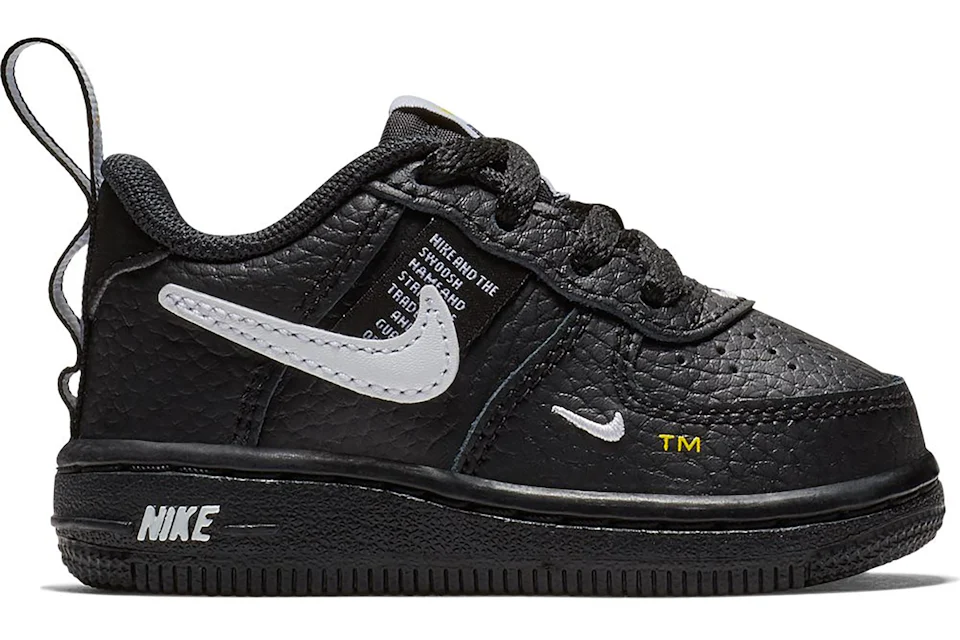 Nike Air Force 1 Low Utility Black White (TD) Toddler - AV4273-001 - US