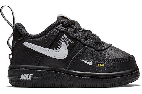 Nike Air Force 1 Low Utility Noir Blanc bebe Style AV4273 001 FR