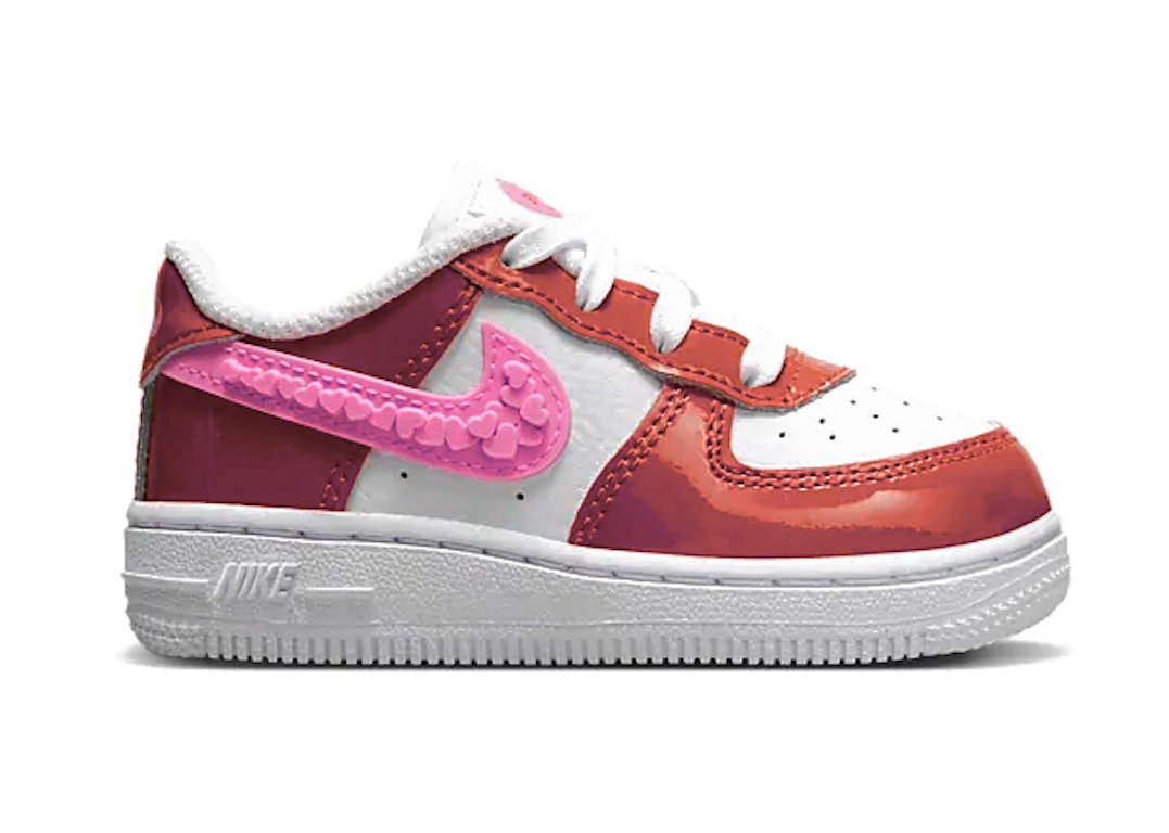 Pre-owned Nike Babies'  Air Force 1 Low Valentine's Day (2023) (td) In Picante Red/white