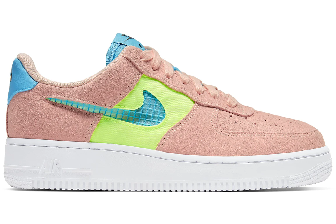 Nike Air Force 1 Low Washed Coral Ghost Green (W)