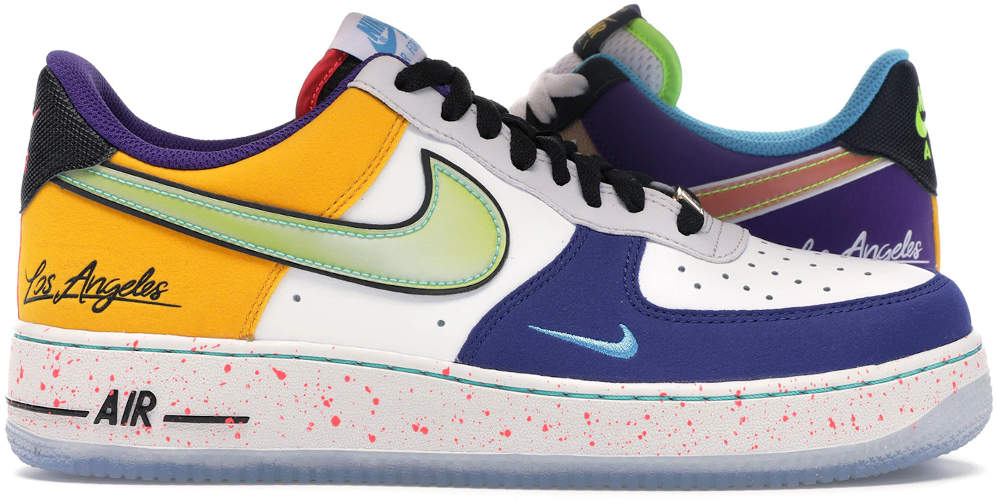 Nike Air Force 1 07 LV8 'What The La' Shoes - Size 12